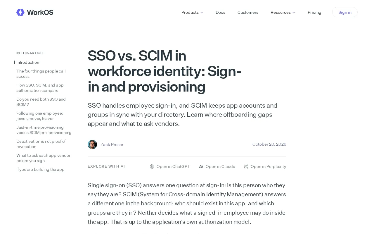 SSO vs. SCIM: The Battle Between Login and Synchronization in Enterprise Identity Management