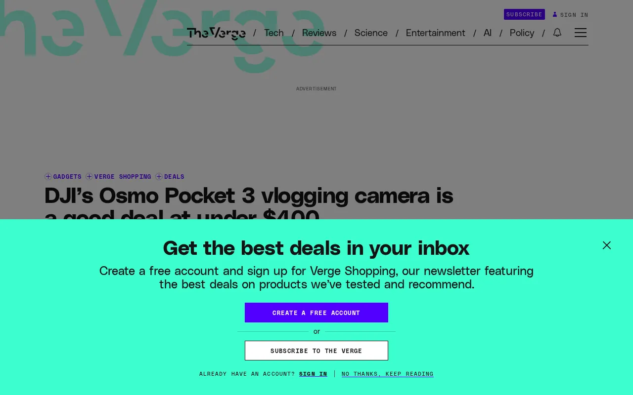DJI Osmo Pocket 3 Drops to $395, the Best Value Vlog Camera