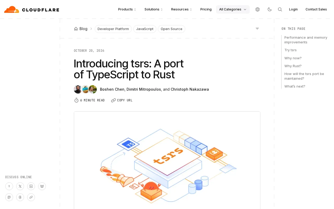 Cloudflare 将 TypeScript 移植到 Rust:Tsrs 项目解析