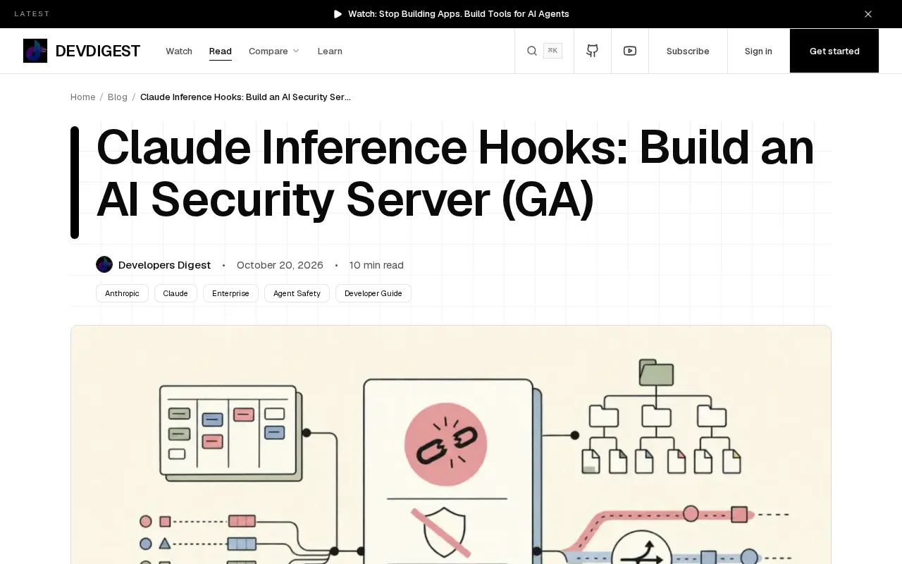 Claude Inference Hooks Officially Released: A Complete Guide to Building an AI Security Server