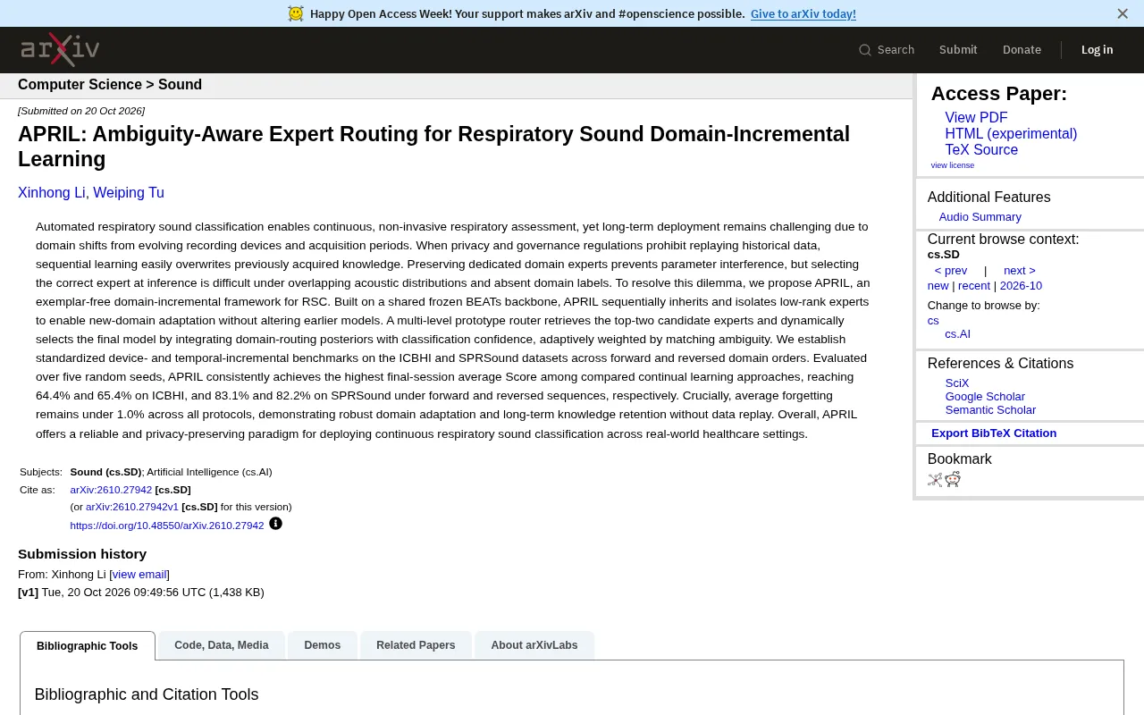 APRIL: A New Replay-Free Incremental Learning Framework for Respiratory Sound Classification