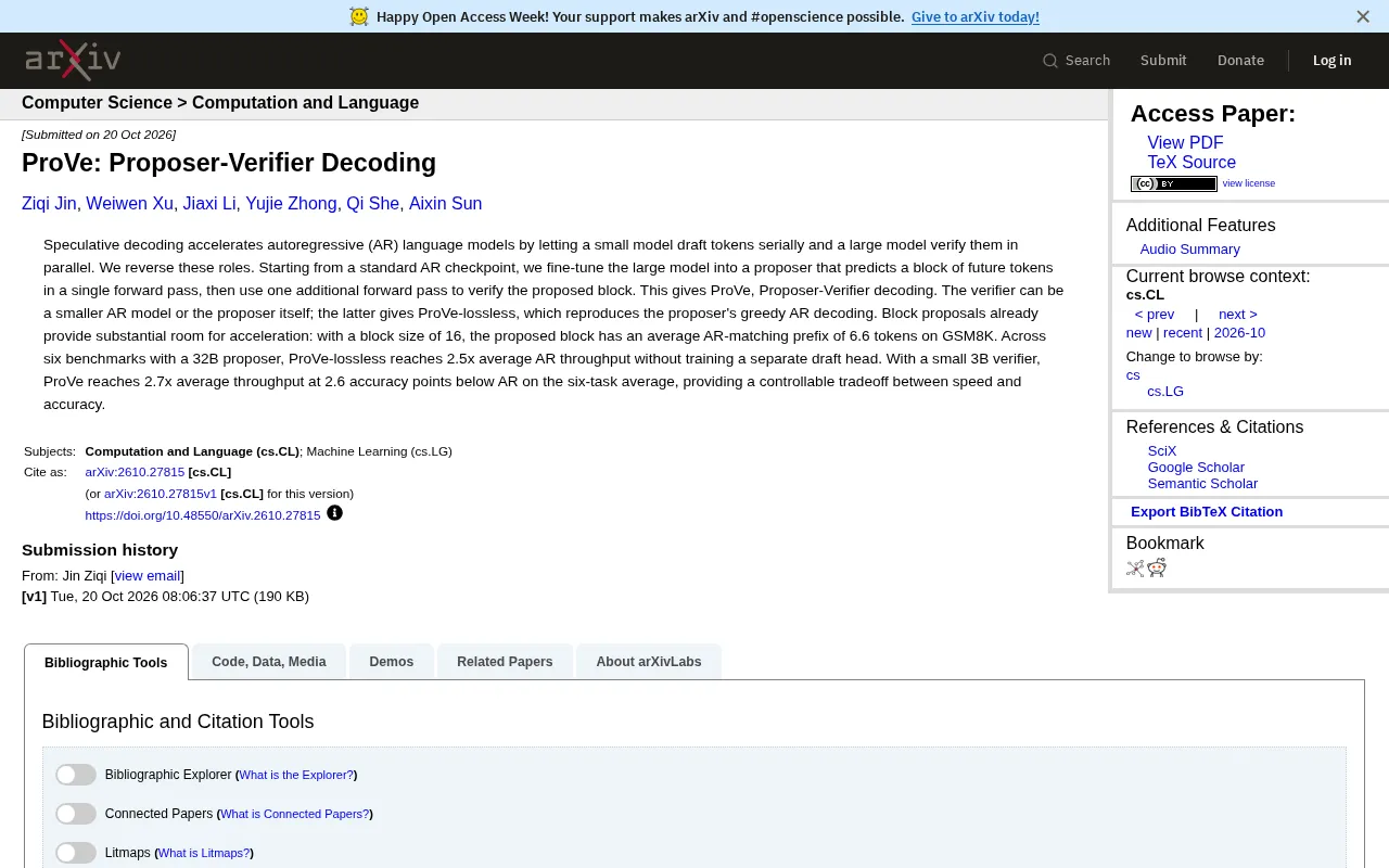 ProVe Decoding: When the Large Model Becomes the Proposer — Speculative Decoding in Reverse
