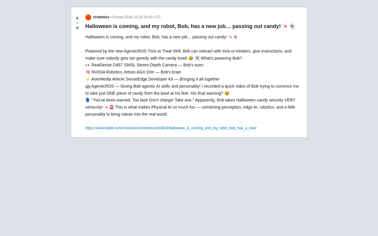 Original Reddit post: Bob's Halloween candy task