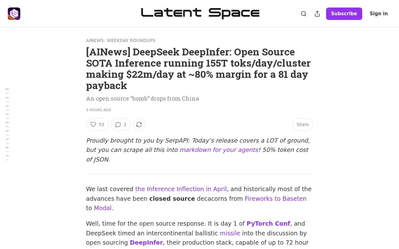 DeepSeek Open-Sources Inference Engine DeepInfer: $22M Daily Revenue per Cluster, 81-Day Payback