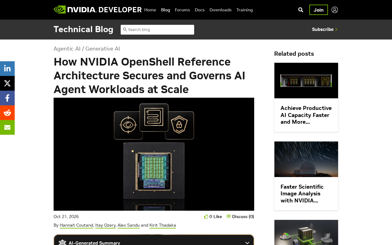 英伟达OpenShell架构:规模化治理AI智能体