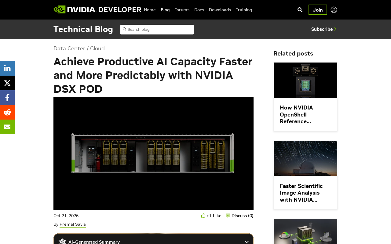 NVIDIA DSX POD:让AI算力更快落地