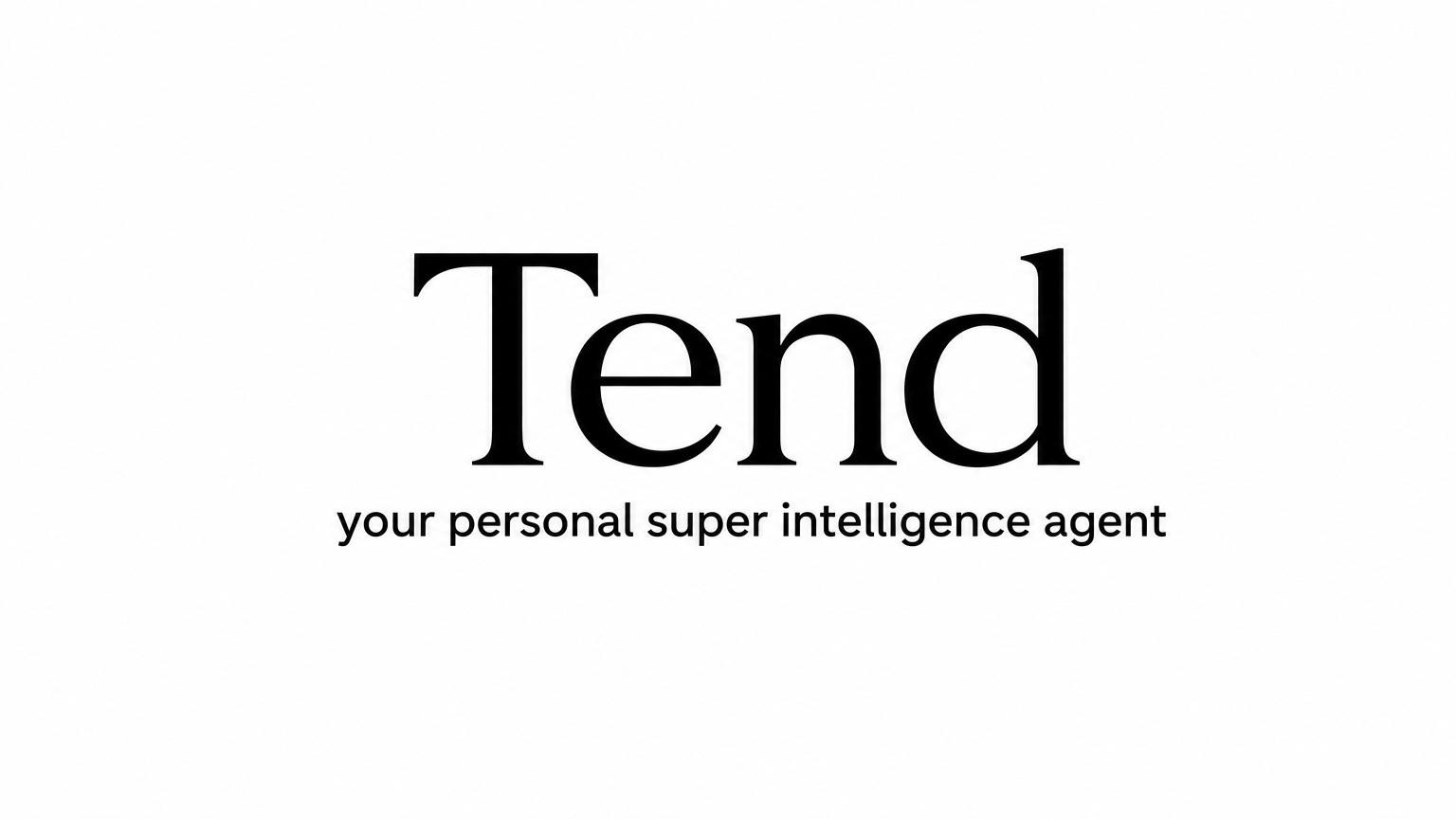 Tend: A Personal AI Assistant Controlled via Text Message, a New Choice for Entrepreneurs