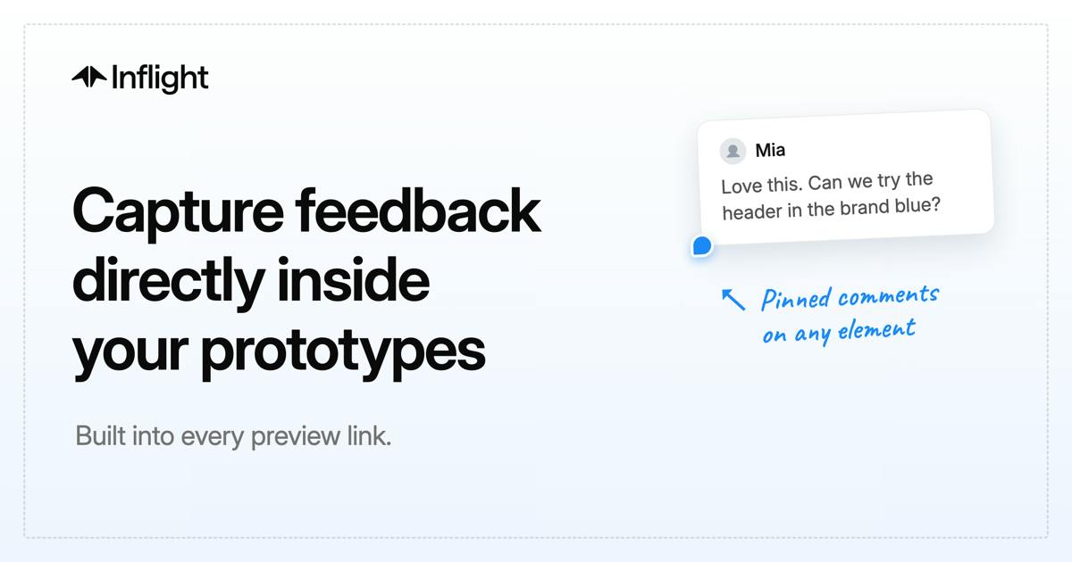 Inflight's product page on Product Hunt