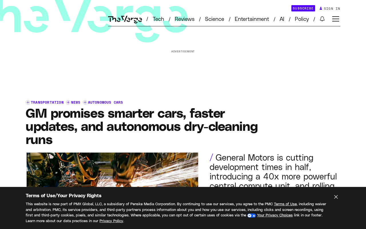 GM's Software-Defined Transformation: Smarter Cars, Faster Updates, and Autonomous Dry Cleaning