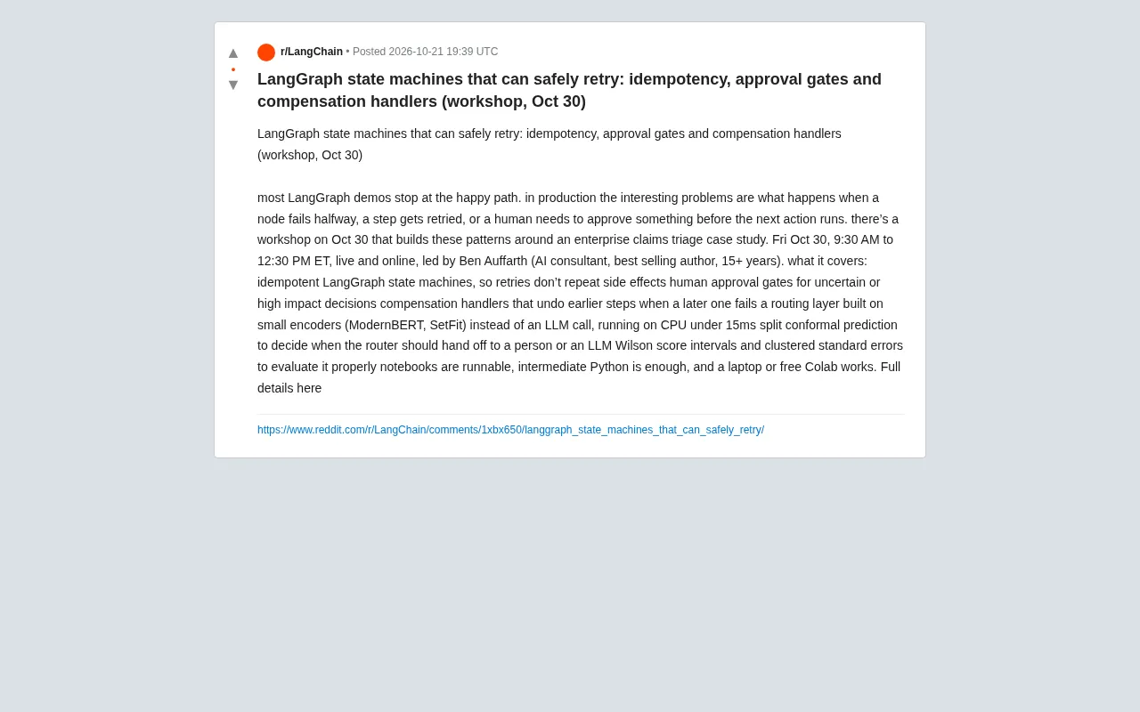 LangGraph Retry Safety in Practice: Idempotency, Approval Gates, and Compensation Handlers