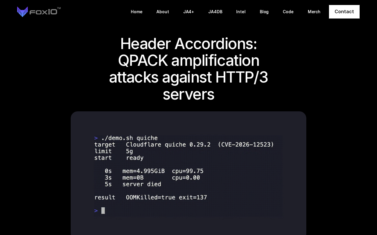 HTTP/3 Servers Hit by Qpack Amplification Attacks: Analyzing the New Threat