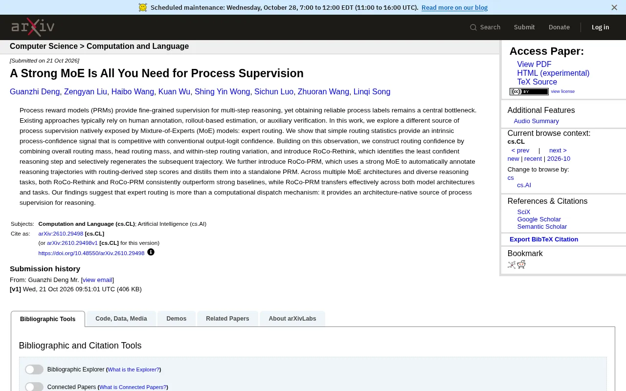 MoE Routing Signals: A New Paradigm for Process Supervision
