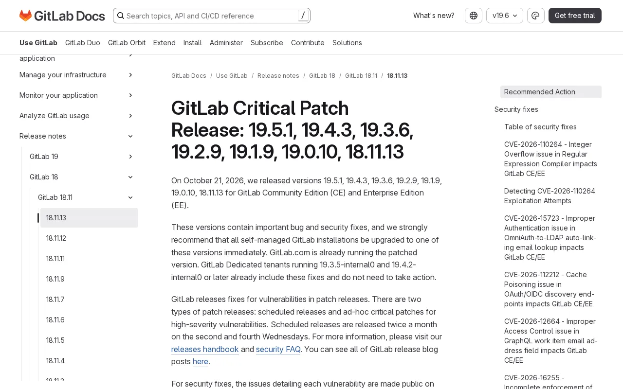 GitLab Emergency Patch Release: Analysis of Critical Security Fixes