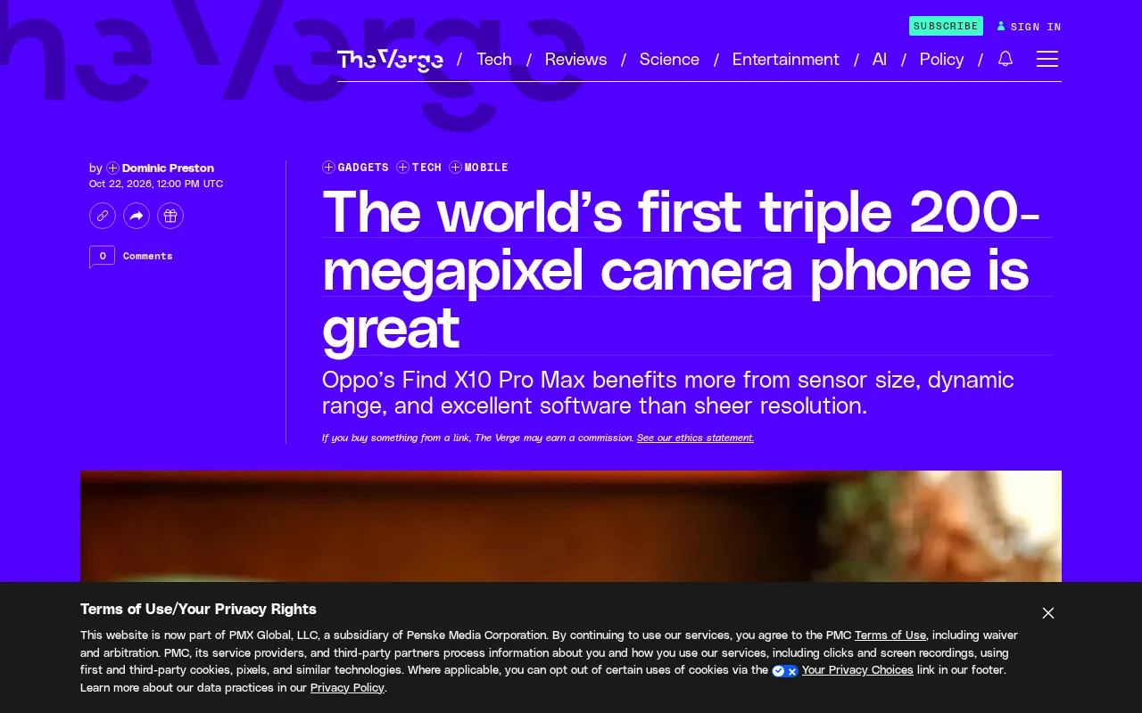 World's First Triple 200MP Camera Phone: A Deep Dive into the Oppo Find X10 Pro Max