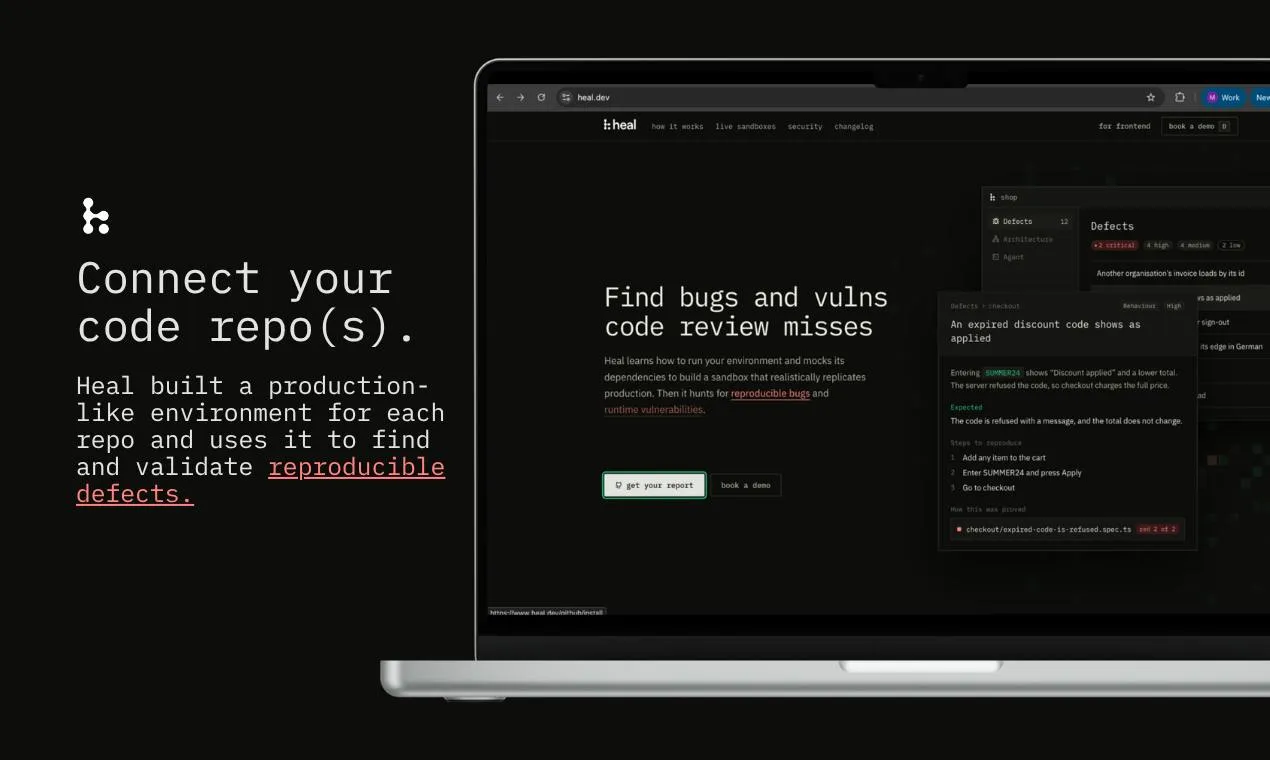 heal.dev: How Does It Automatically Catch the Runtime Bugs That Code Review Misses?