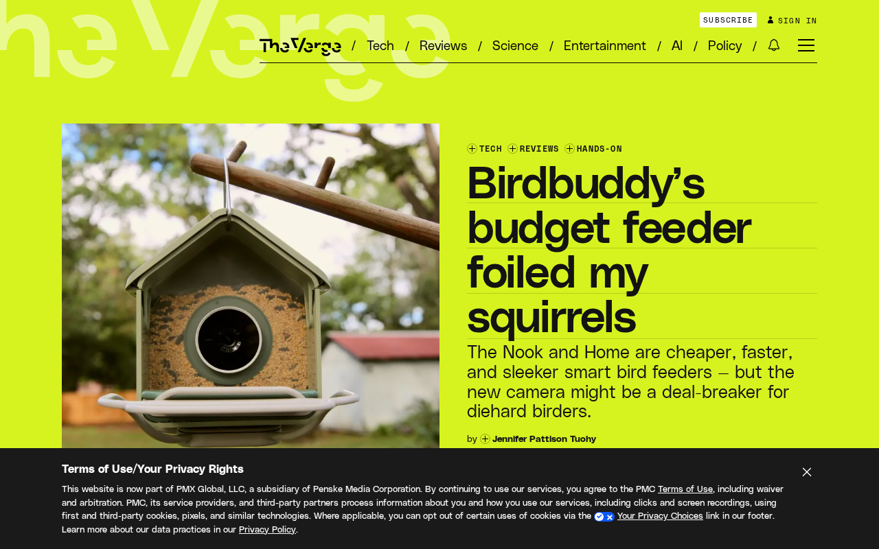 Birdbuddy Nook与Home对比:预算喂鸟器如何防松鼠