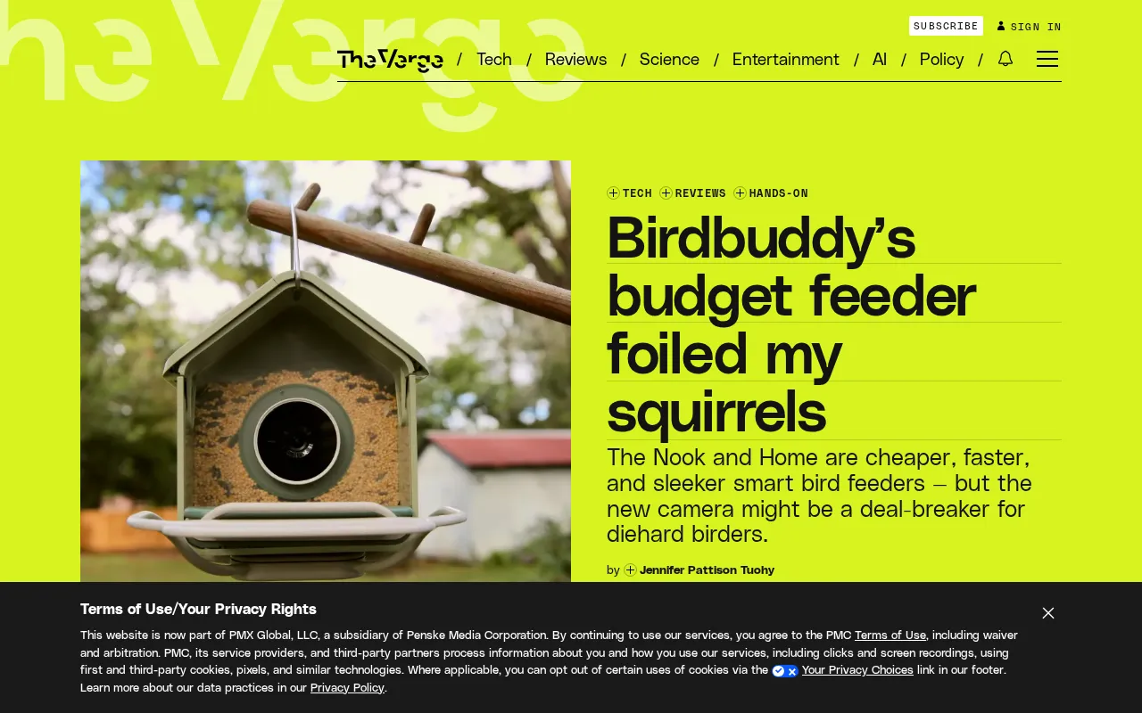 Birdbuddy Nook vs Home: How a Budget Bird Feeder Keeps Squirrels Out