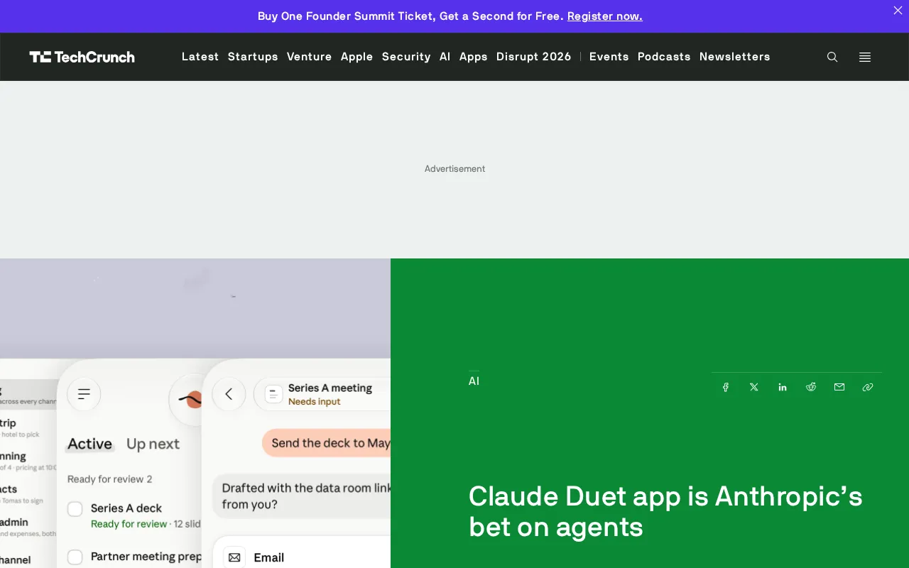 Anthropic Launches Claude Duet: A Key Step in Its Agent Strategy