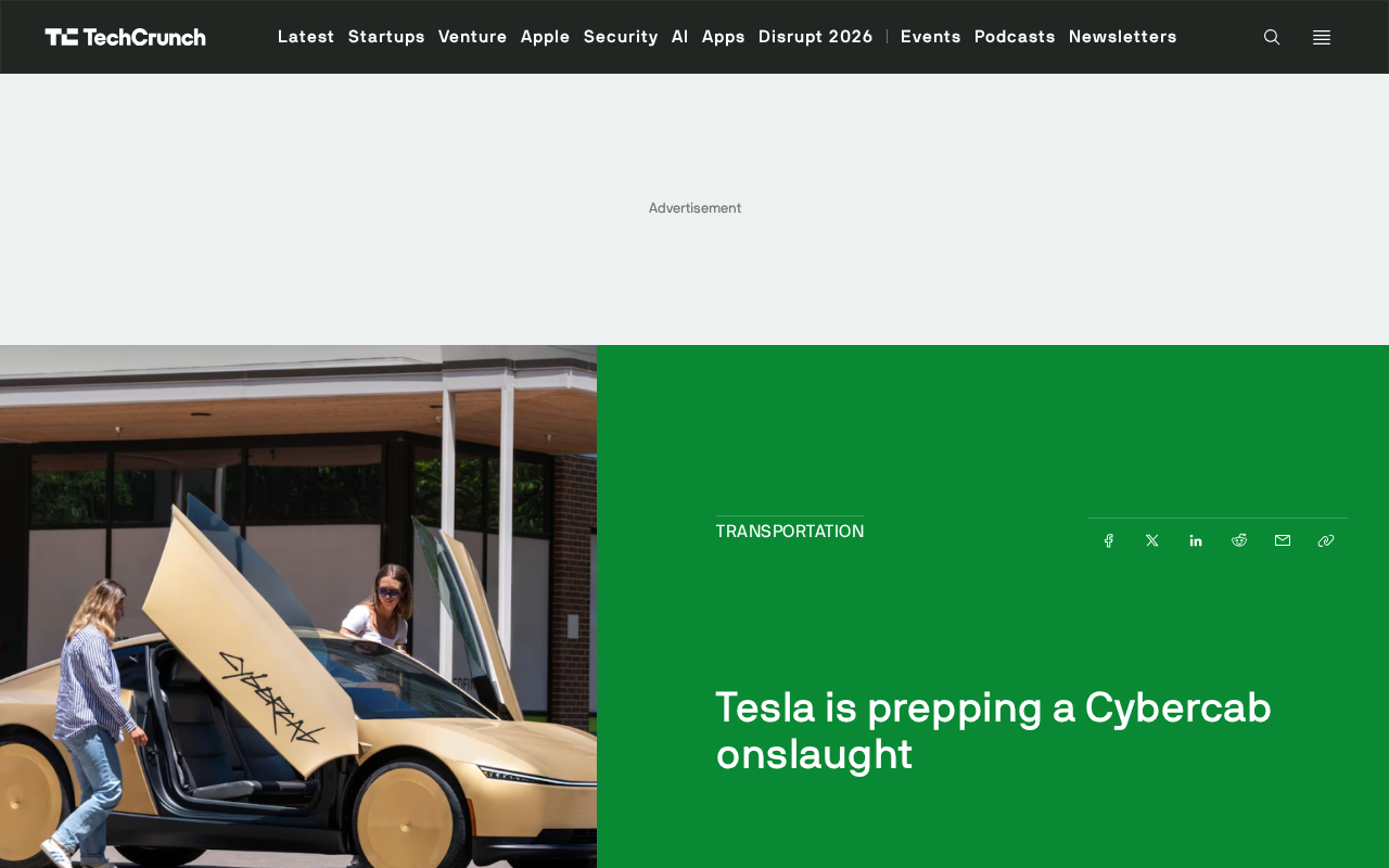 Tesla Cybercab Accelerates Expansion: Gold Two-Seat Robotaxi to Launch in More U.S. Cities This Year