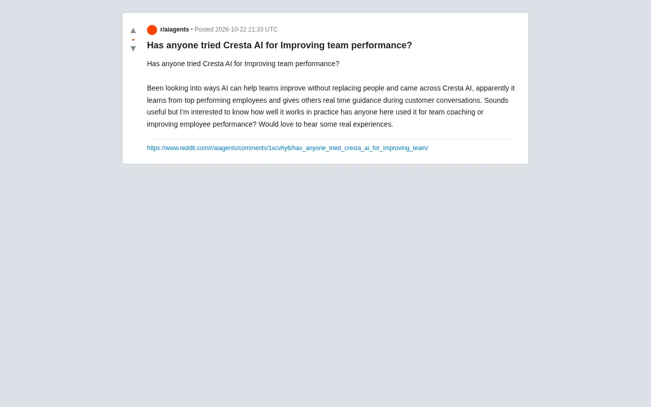 Cresta AI 实战评测:实时指导真能提升团队绩效吗?