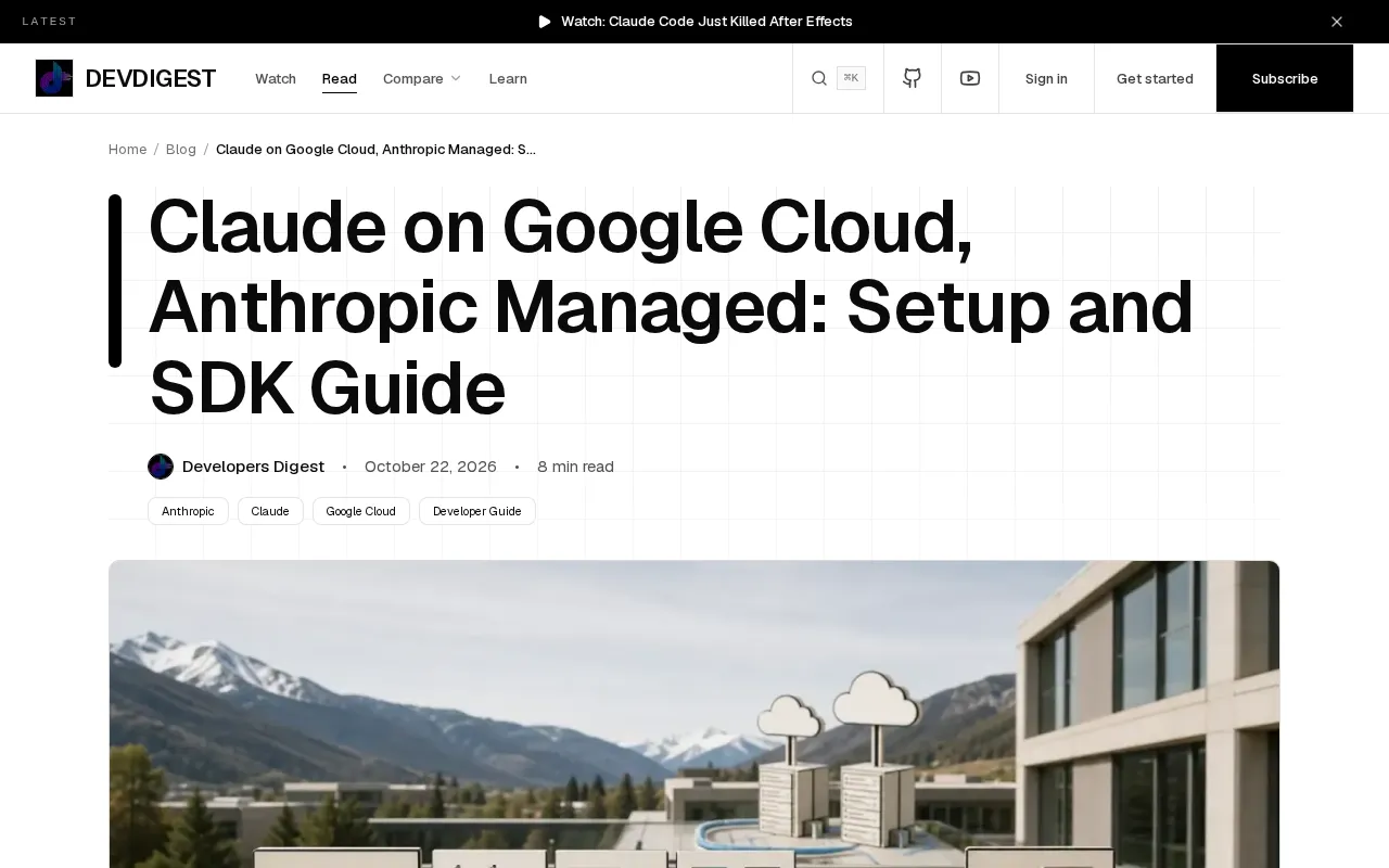 Claude API Comes to Google Cloud: IAM Integration and SDK Access Guide