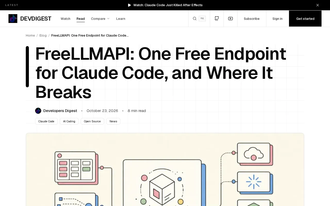 FreeLLMAPI:一个免费端点统一34个LLM,直连Claude Code