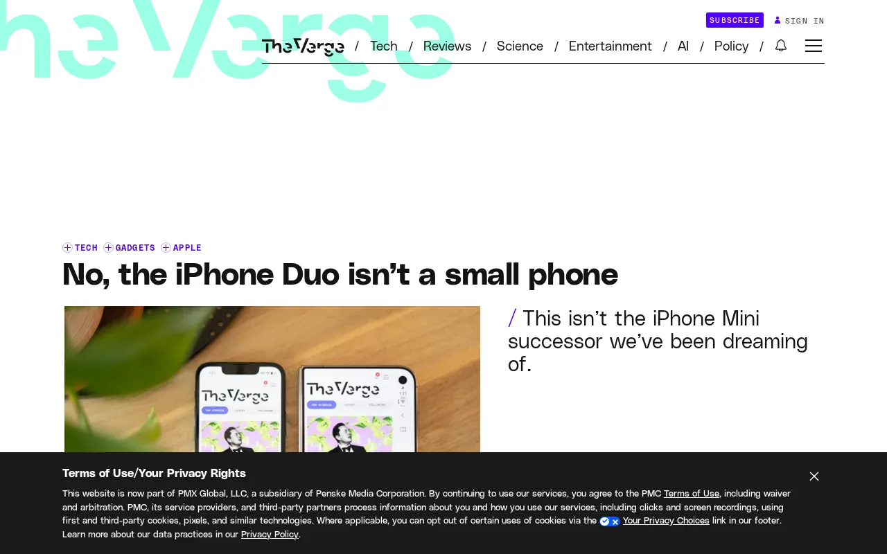 iPhone Duo 不是小屏手机:5.4英寸外屏的真相