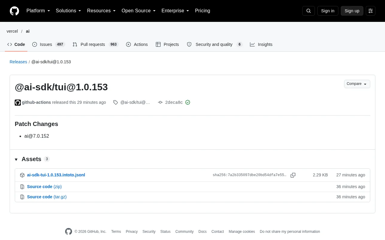 RSS feed screenshot
