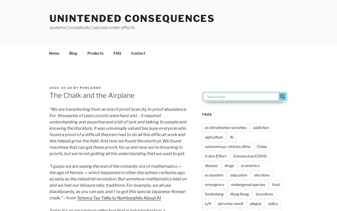 Chalk and Airplane: A Metaphor Revealing the AI Programming Dilemma