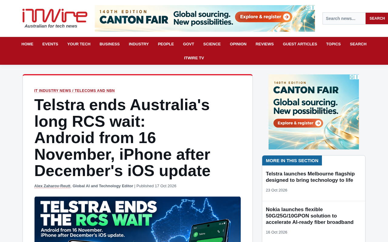 Telstra Ends Australia's Long RCS Wait: Why Are Carriers Collectively Pivoting?