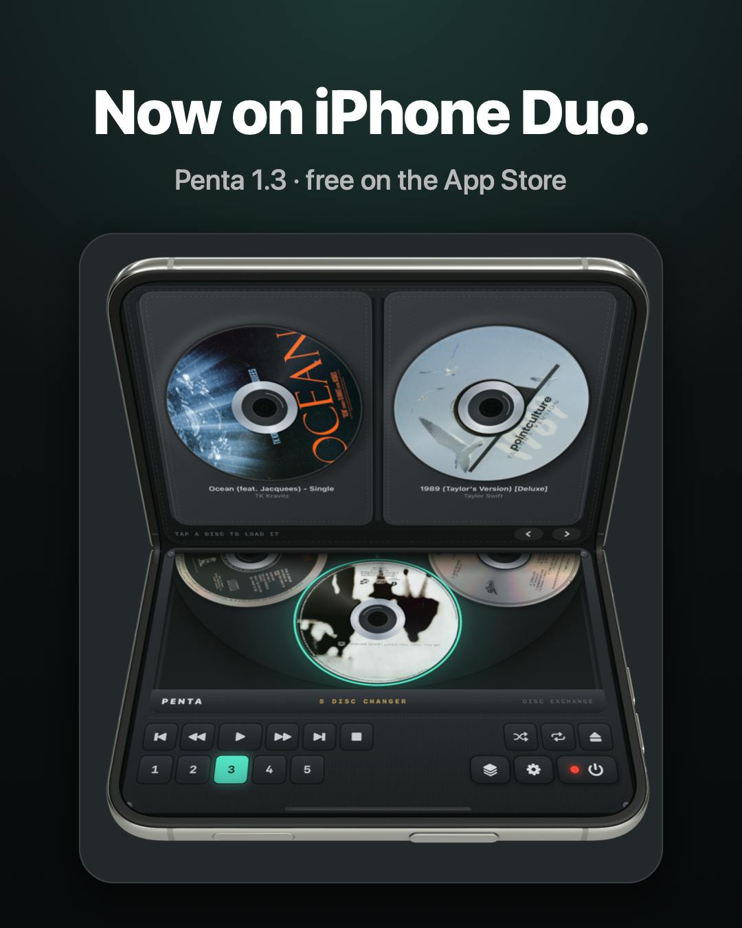 Penta: Turn Your iPhone Into a '90s 5-Disc CD Changer
