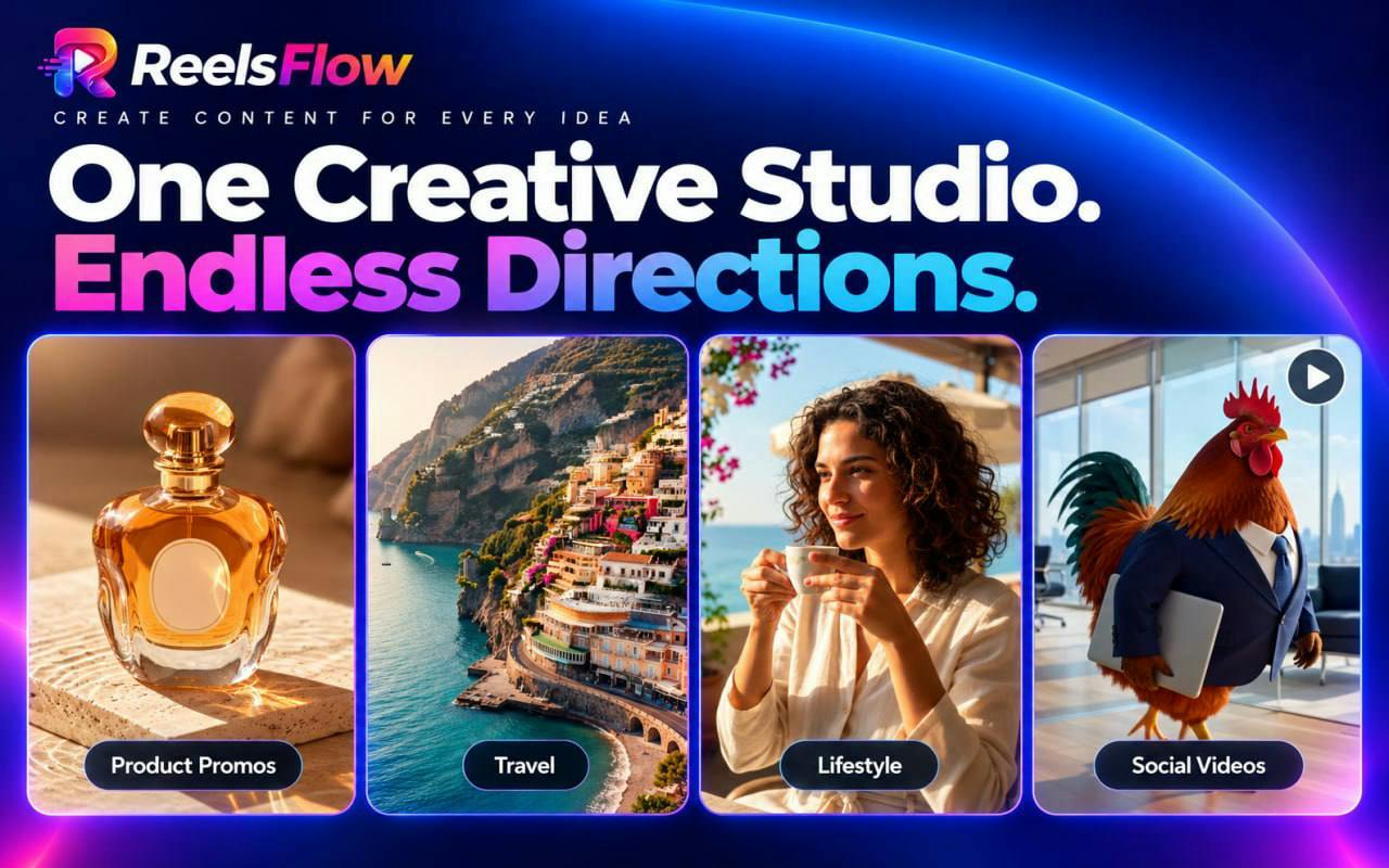 Reels Flow: One-Click AI Short Video Generation from Text and Images