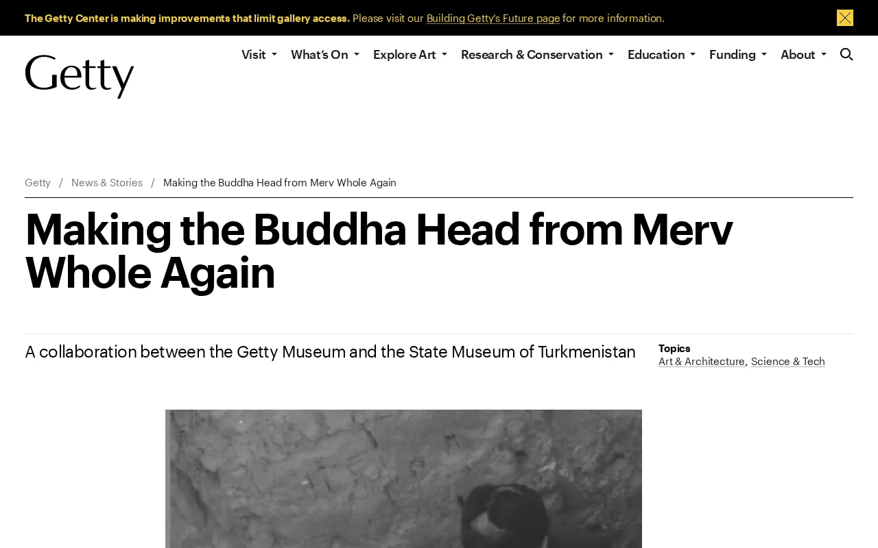 Digitally Restoring the Buddha Head from Merv: A New Breakthrough in Tech-Archaeology