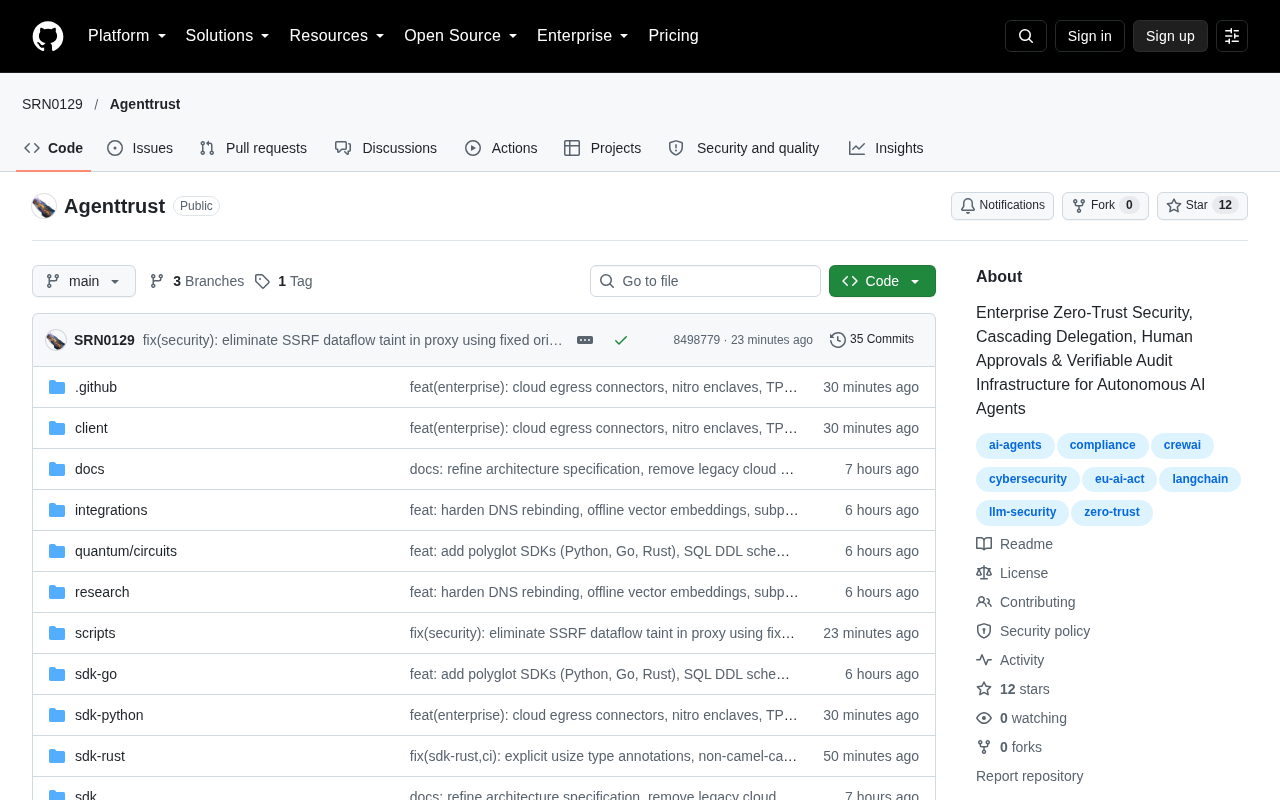 AgentTrust:为AI代理加上零信任与人工审批