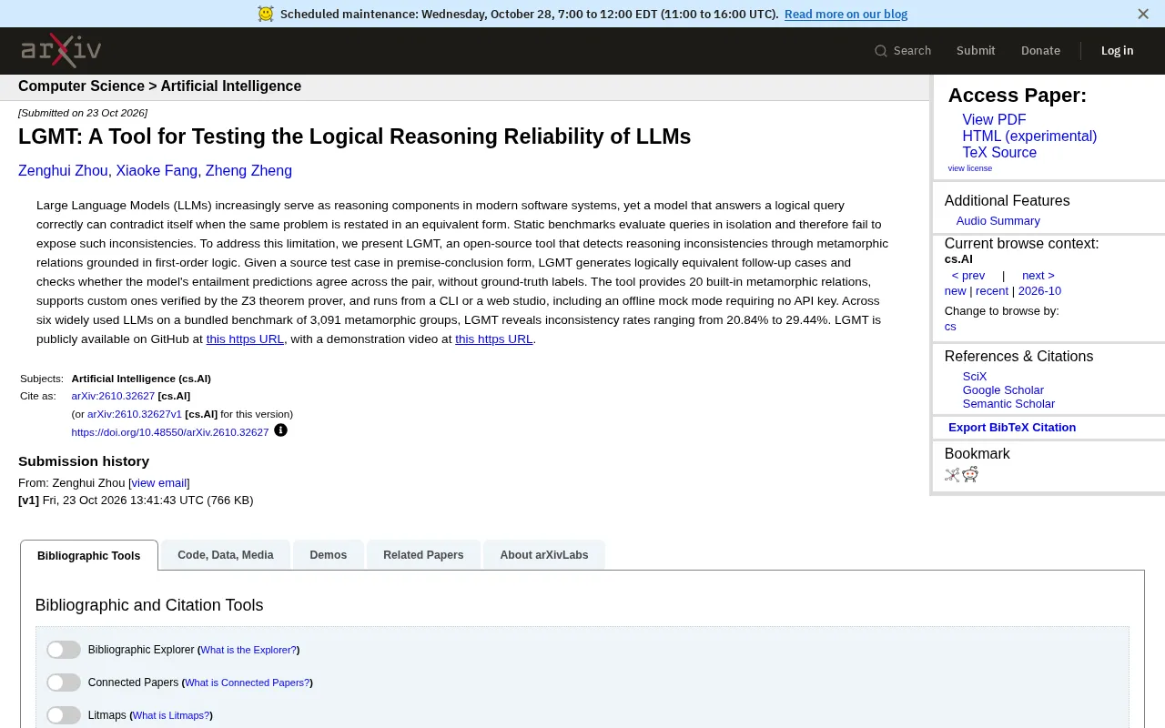 LGMT: Detecting Consistency Gaps in LLM Logical Reasoning with Metamorphic Relations