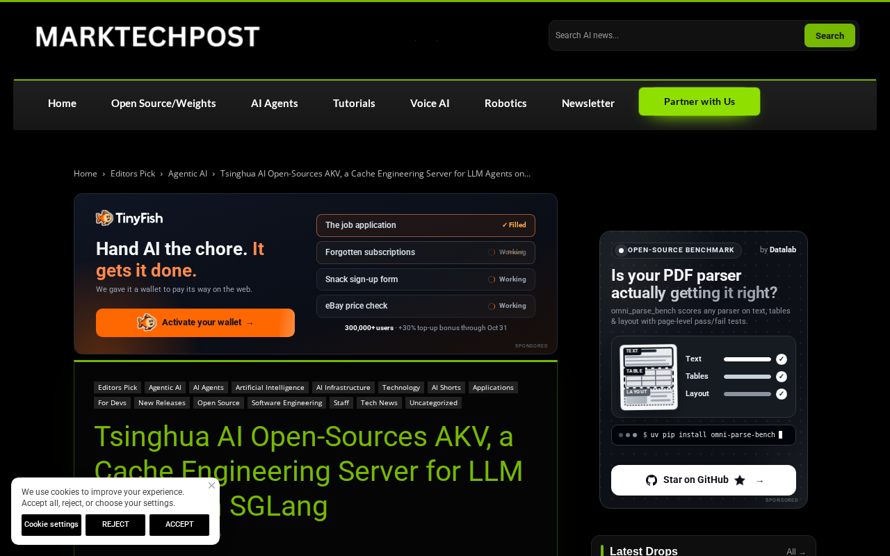 Tsinghua Open-Sources AKV: A Cache Engineering Server for LLM Agents on SGLang