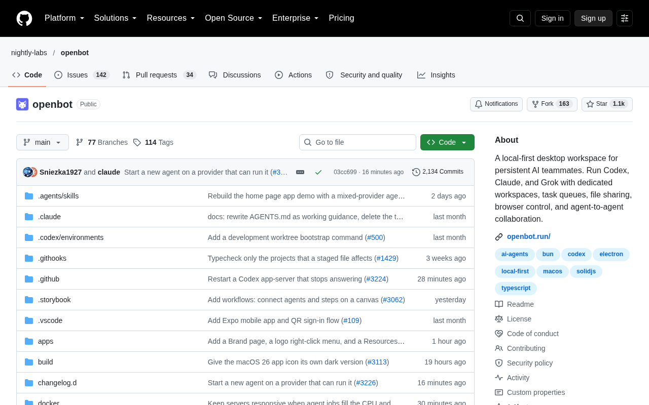 OpenBot: A Local-First Desktop Workspace for AI Teammates