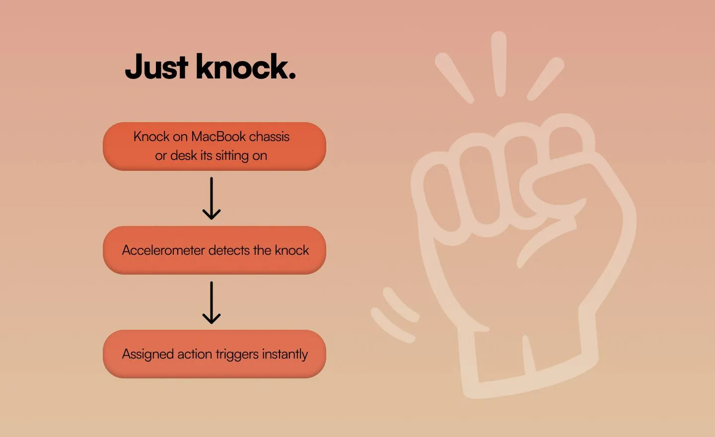 Knock: Tap Your Mac's Body to Trigger Quick Actions