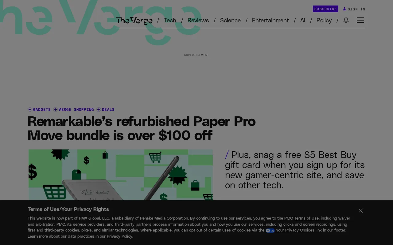 Remarkable Refurbished Paper Pro Move Bundle Saves Over $100