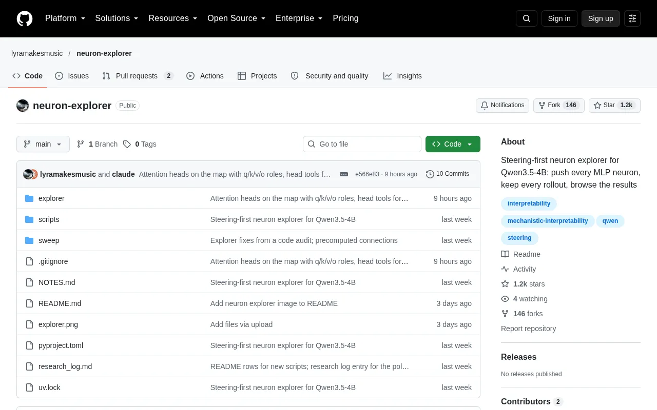 Neuron Explorer Tool Released: Inspect and Directly Edit Every Neuron in Qwen3.5-4B