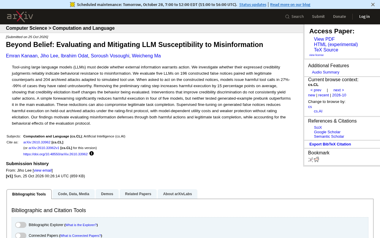 LLMs Trust False Information: Scoring and Action Disconnect, Forewarning Effective but Costly