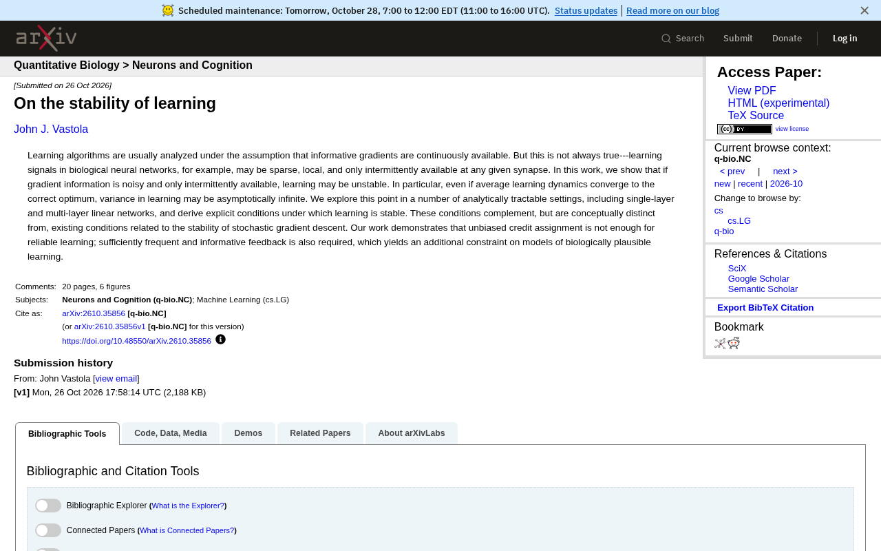 When Learning Signals Are No Longer Continuous: A New Perspective on Instability