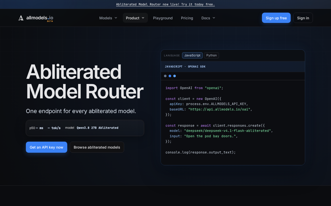 Abliterated DeepSeek Inference Providers Grow to Five