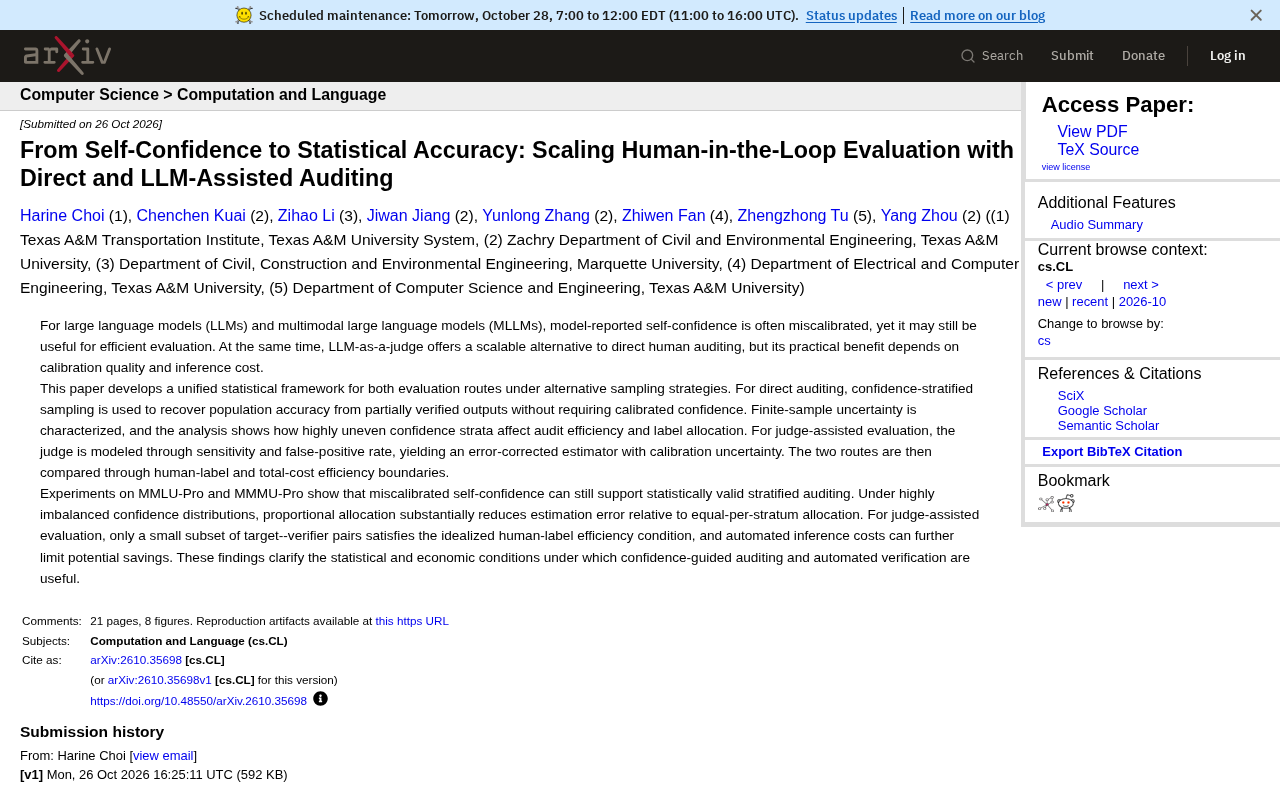 A New Framework for LLM Evaluation: Statistical Efficiency of Self-Confidence and LLM-Assisted Auditing