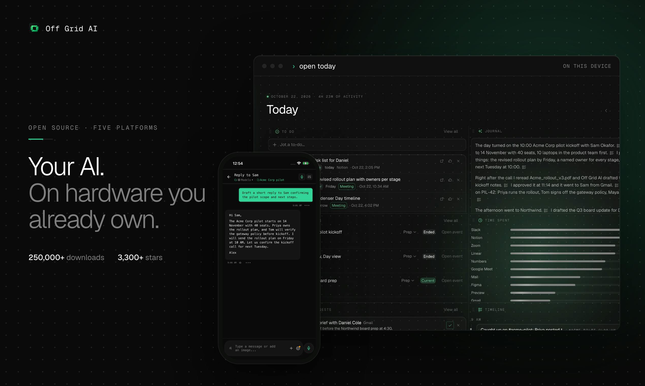 Off Grid AI: Private AI on Your Phone and Computer, Works Offline, Open Source and Free