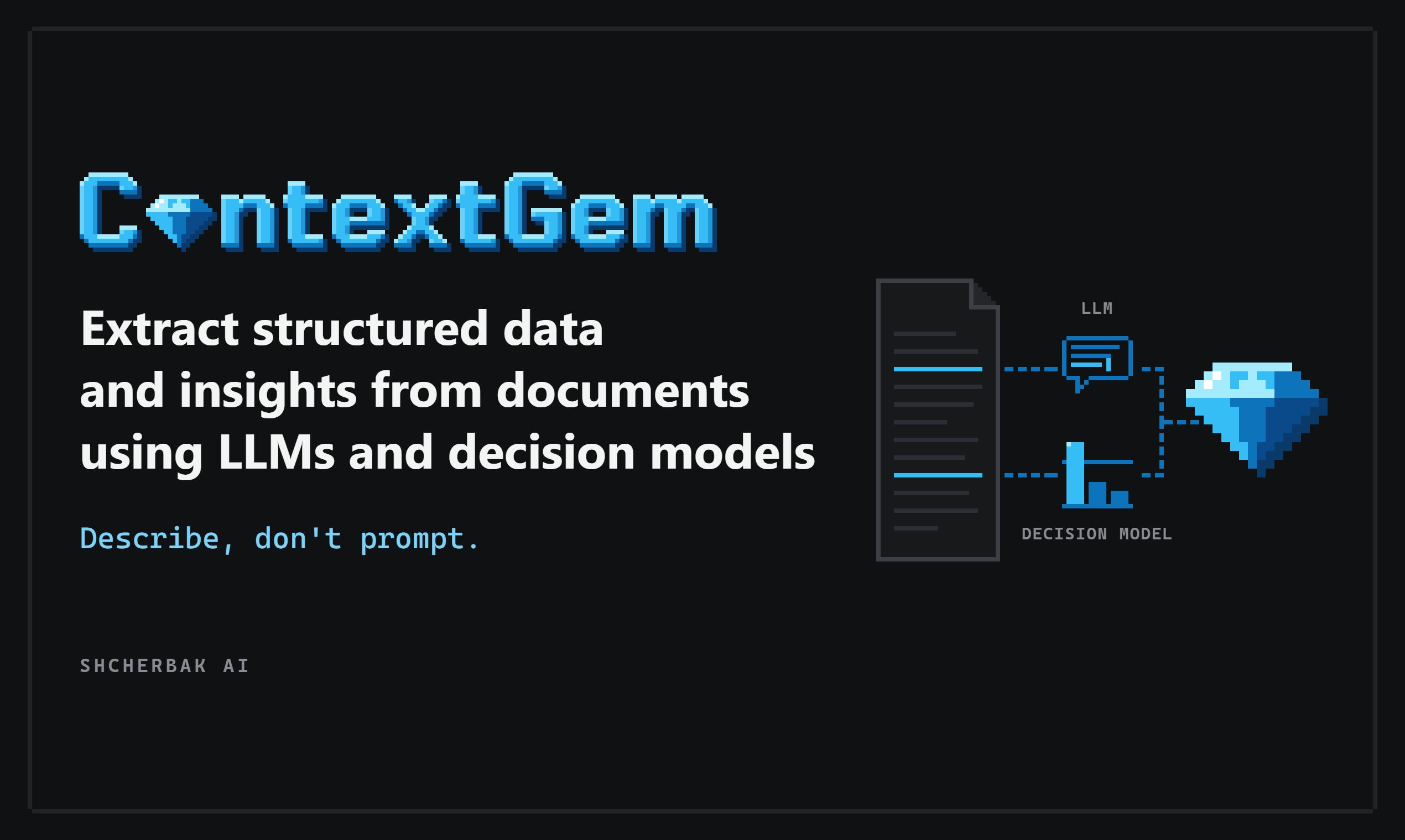 ContextGem 1.0: Decision Models Team Up with LLMs to Reshape Document Data Extraction