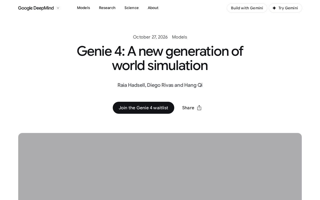 Genie 4 World Model: A Realism Breakthrough in Real-Time Simulation