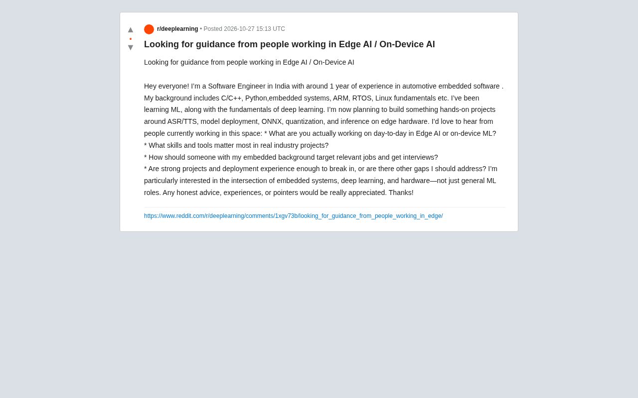 How Can Embedded Engineers Transition to Edge AI? Insights from Practitioners