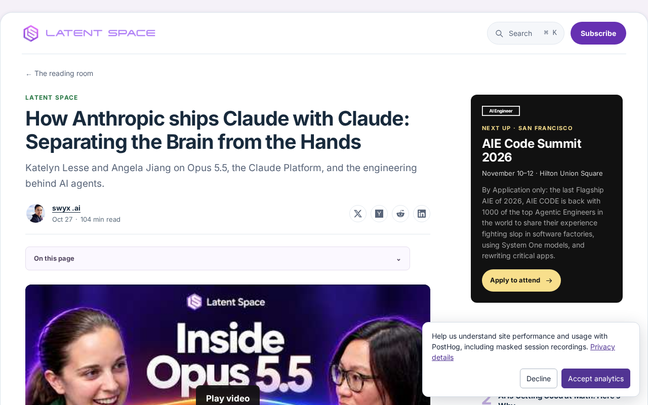 Anthropic Builds Claude with Claude: The Engineering Philosophy of Separating the Brain from the Hands