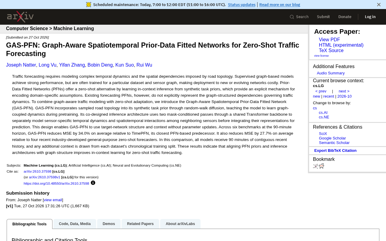 GAS-PFN paper title screenshot